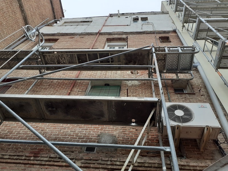 Rehabilitación fachada Distrito Salamanca