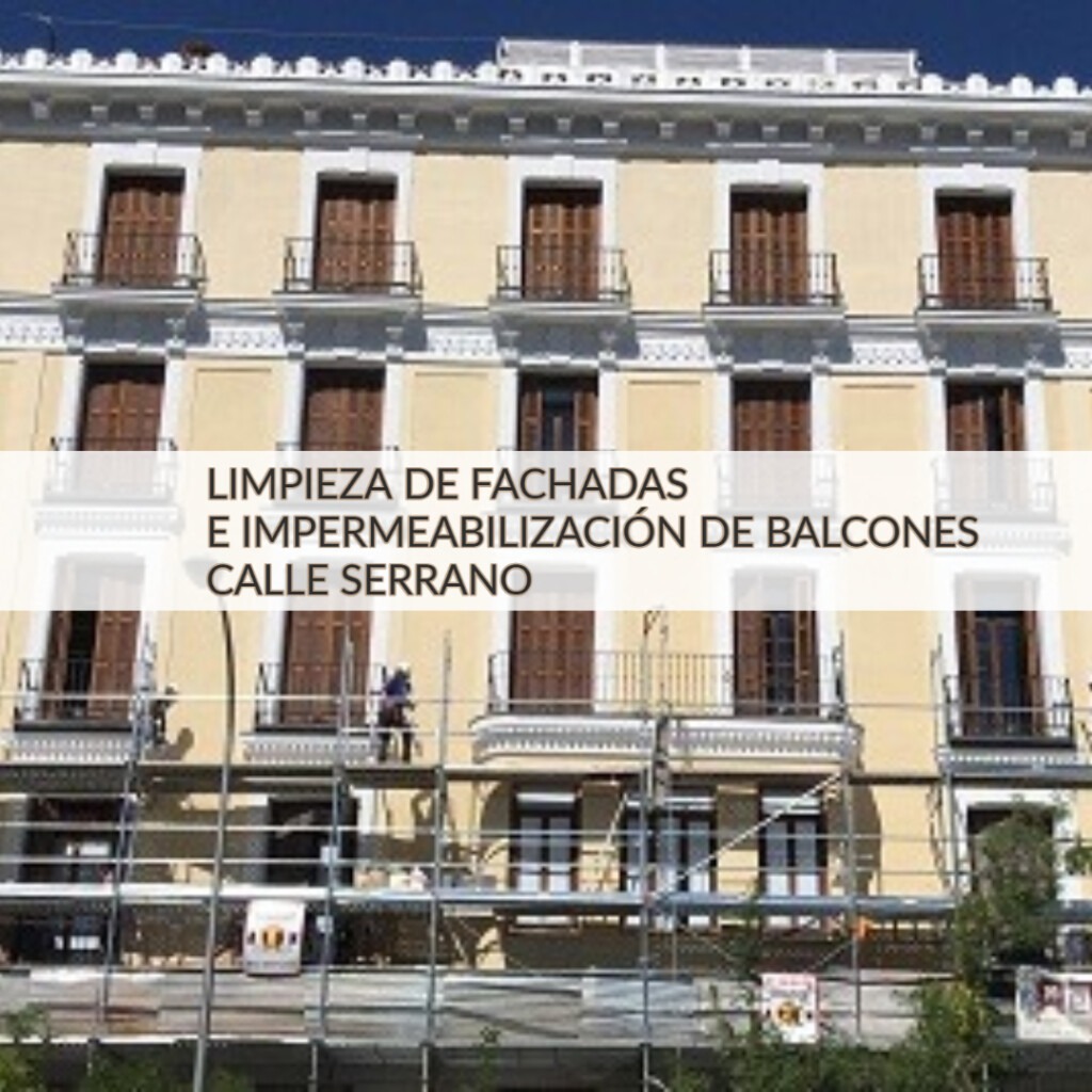  Limpieza de fachadas y restauración de balcones Madrid
