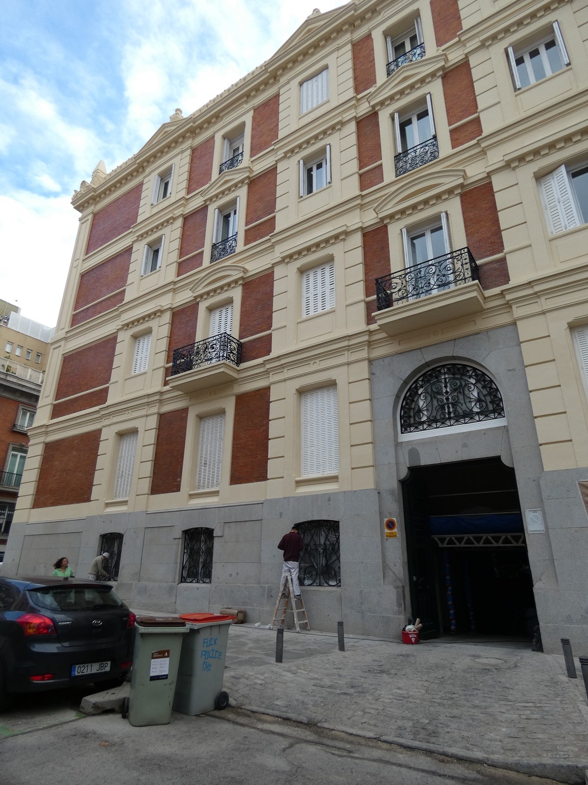 Restauración de fachadas Alfonso XII Madrid