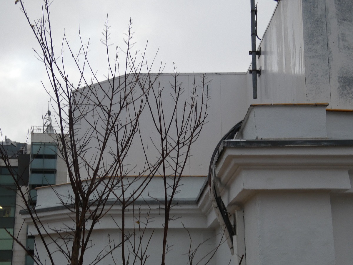Trabajos de impermeabilización de cubierta en Castellana 28