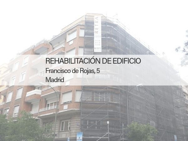 rehabilitacion edificio calle Francisco de Rojas Madrid