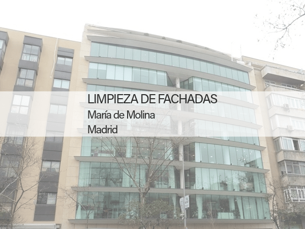 limpieza de fachada Madrid Maria de Molina
