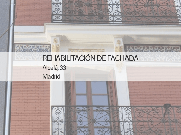 rehabilitacion fachadas madrid Calle Alcalá