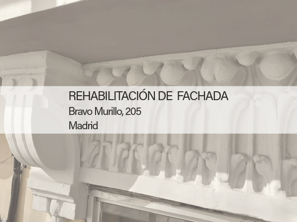 rehabilitacion fachada Bravo Murillo Madrid