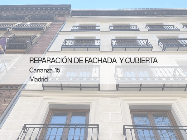 reparación fachadas y cubiertas Madrid