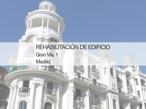 REHABILITACIÓN DE EDIFICIO CALLE GRAN VÍA MADRID