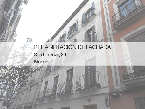 rehabilitacion de fachada Centro Madrid