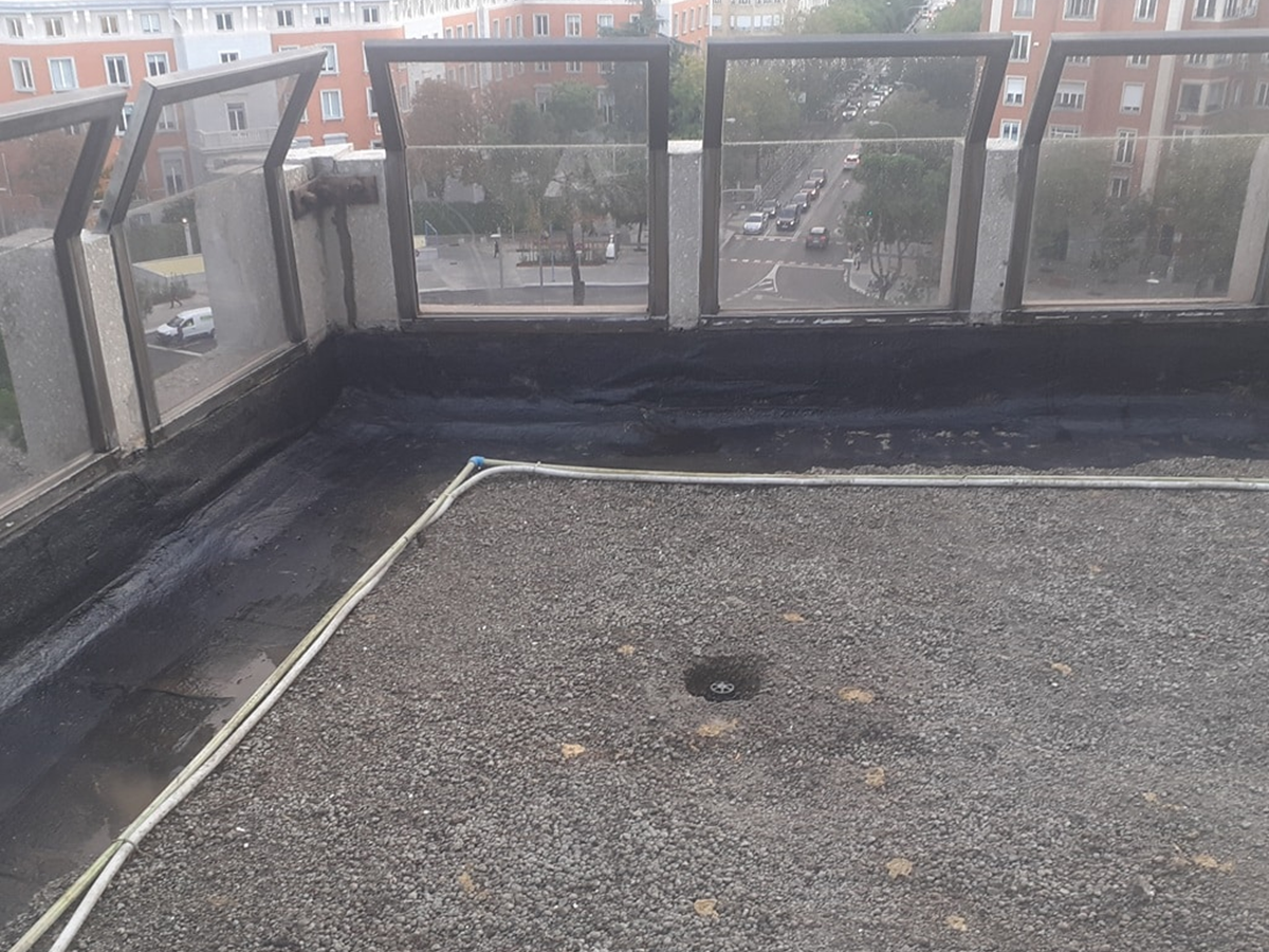 Renovación de terrazas en el Centro de Madrid 3 Trabajos de rehabilitación de terrazas en Plaza Marqués de Salamanca