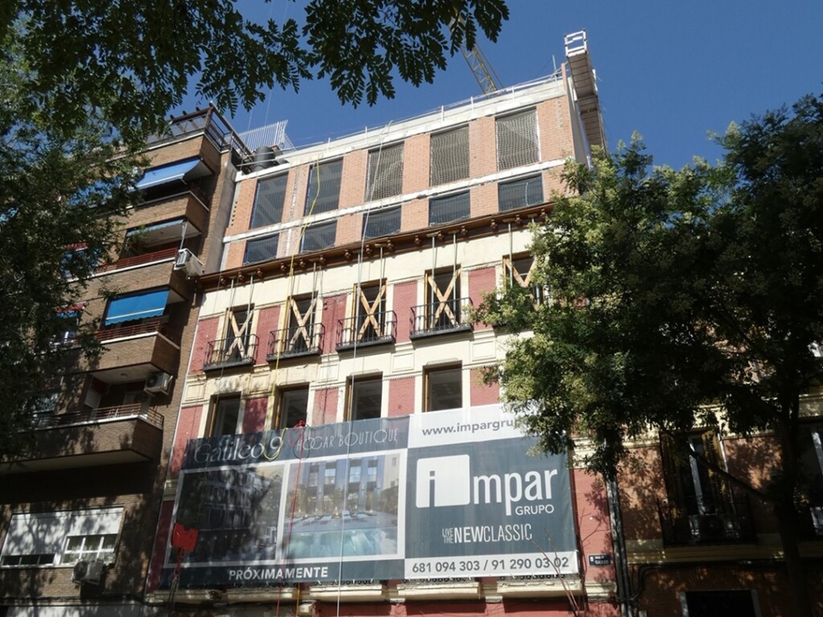 Restauración de fachada protegida en Madrid 2 2