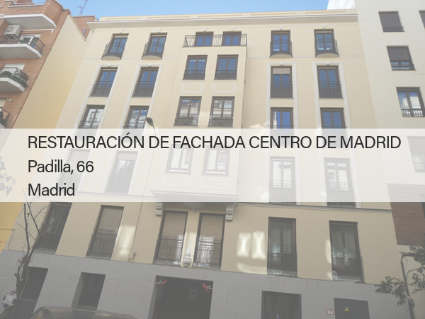 restauración fachadas en Madrid