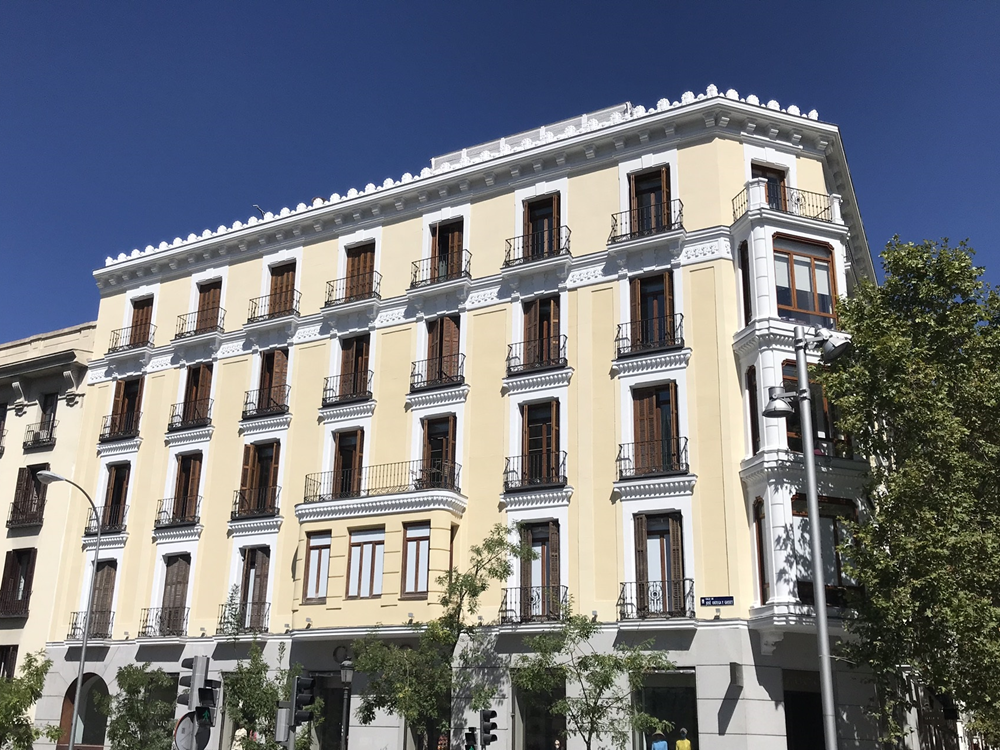 Restauracion fachadas Madrid 11 rehabilitación integral de fachada en edificio residencial en Madrid
