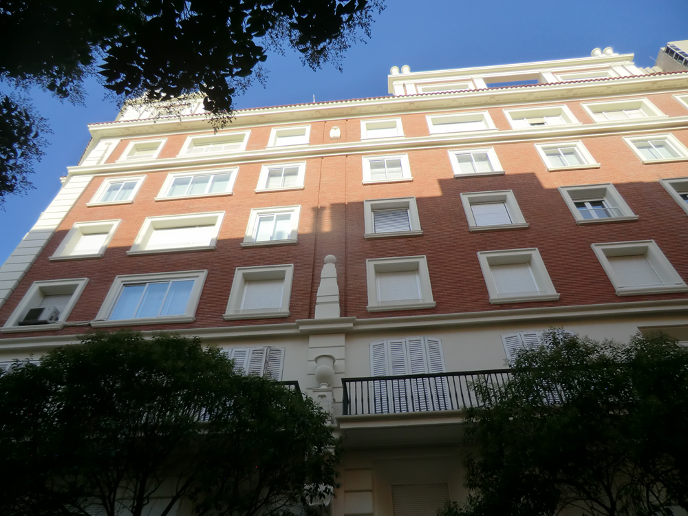 Restauracion fachadas Madrid 9 rehabilitación de fachada de ladrillo en edificio residencial en Madrid