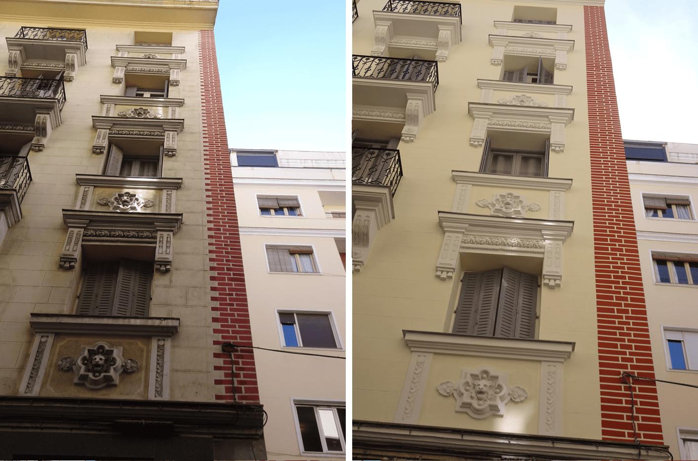 REHABILITACIÓN FACHADAS DISTRITO CENTRO MADRID 13 restauracion de fachadas Distrito Centro Madrid 0 1 22 33 1 1