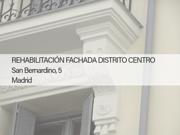 restauración fachadas en Madrid